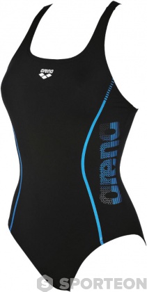 Női fürdőruha Arena Resistor One Piece LB Black/Blue