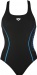 Női fürdőruha Arena Resistor One Piece LB Black/Blue