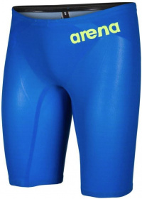 Férfi verseny úszódressz Arena Powerskin Carbon Air2 Jammer Electric Blue/Dark Grey/Fluo Yellow