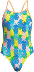 Lányka fürdőruha Funkita Juicy Fruit Diamond Back One Piece Girls