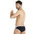 Arena Icons Swim Brief Solid Black/White