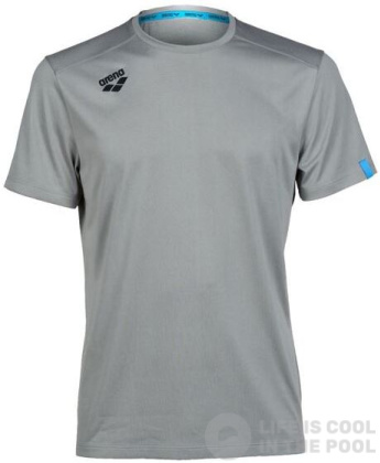 Arena Team T-Shirt Solid Medium Grey/Heather