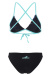 Aquafeel Flash Sun Bikini Black/Blue