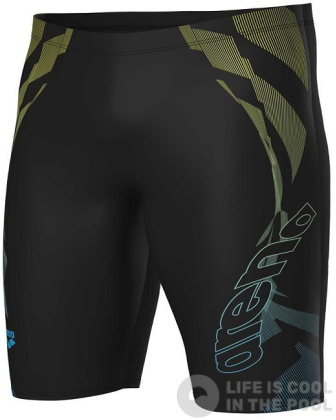 Arena Gleam Swim Jammer Black