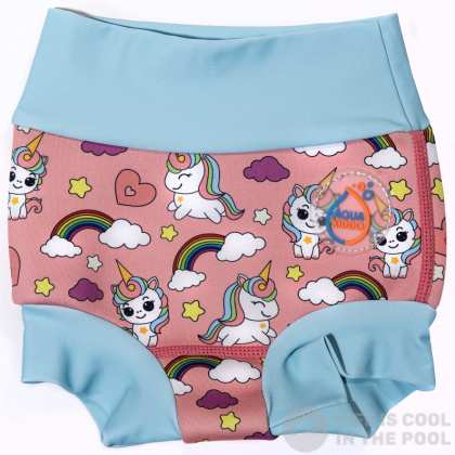 Úszónadrág a legkisebbeknek AquaKiddo Swim Nappy Unicorn