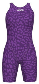 Arena Powerskin ST Next Girls Leopard Violet